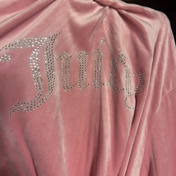 Juicy Couture Soft Pink Lounge Robe - Picture 3 of 4